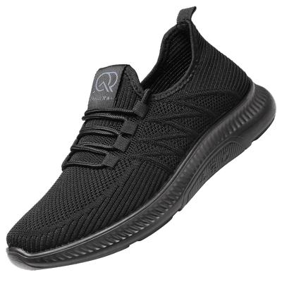 强人3515夏男轻便透气飞织运动鞋