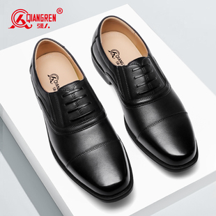 鞋 三接头皮鞋 休闲通勤男士 强人3515皮鞋 德比鞋 商务正装 皮鞋 秋 男款