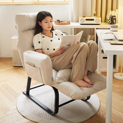 懒人沙发单人沙发椅可躺可睡学生宿舍寝室电脑椅躺椅阅读靠背椅子