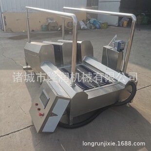 隆润机械单通道洗靴机 屠宰场食品厂用靴子洗刷机 红外线感应启动