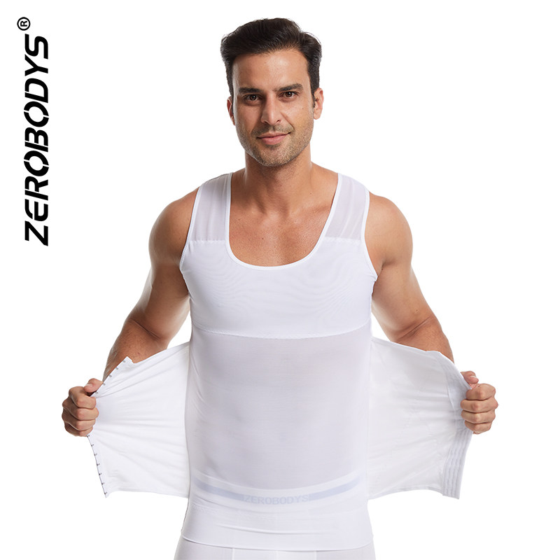 Zerobodys男士塑身衣收腹定型 束腰束胸收腹背心瘦身衣塑型隐形薄