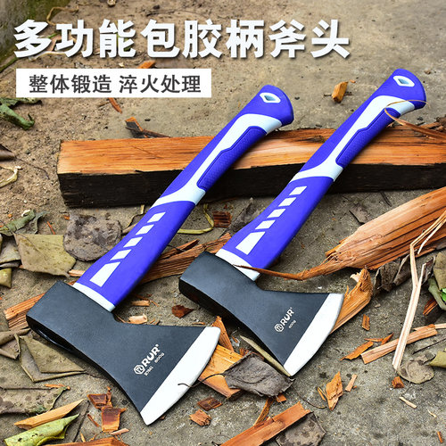 斧头劈柴户外家用锻打精钢全钢神器防砍树砍柴小大号开山斧子砍骨