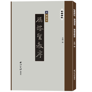 褚遂良雁塔圣教序 精缮碑帖 楷书毛笔书法练字帖原碑帖高清印刷拓本附注释 放大版成人学生碑帖字帖临摹入门范本 西泠印社出版社