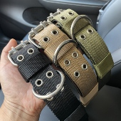 中大型犬脖圈狗脖套栓狗遛狗专用杜高拉多德牧黑狼项圈加厚加宽