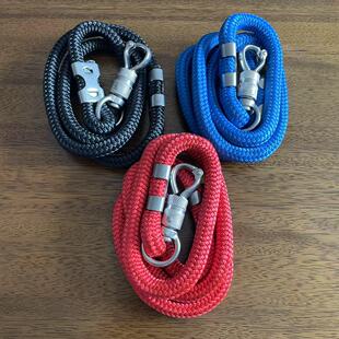 万向钩款加粗尼龙大型犬猛犬牵引绳藏獒中亚比特杜高适用遛狗绳