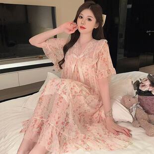 云朵棉睡衣睡裙可外穿家居服睡裙syz 新3号睡衣女春秋冬季
