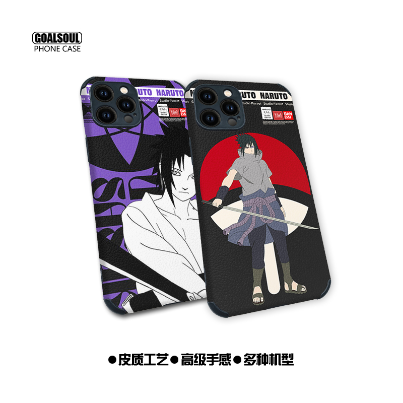 佐助16pro手机壳 ip16/15/14/13 15promax火影Uchiha Sasuke宇智波mate60pro米15/14皮质软壳K70/60 P70/60