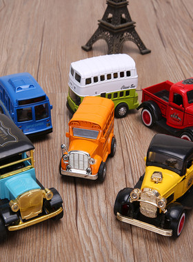 儿童玩具汽车合金惯性回力声光可以开门男女孩模型小汽车车载摆件