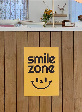 |4ever stories| ins风极简撞色微笑卡片套装 墙贴拍照装饰卡片