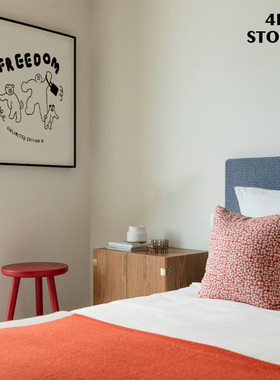 4ES | 一起跳舞 吧！ 韩国ins风简约黑白卡通装饰画壁挂拍照道具