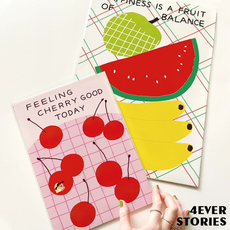 4ES | 水果多多 艺术手绘卡通装饰海报 客厅儿童房卧室墙贴海报