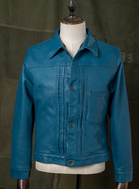 HDK(海觉）稀有色系HORWEEN ESSEX全植无涂轻水洗牛皮大战506XX