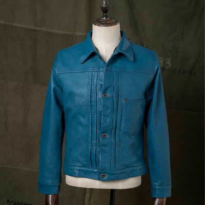 霍尔文牛皮大战506XX夹克