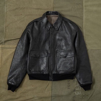 A2宽松版皮衣夹克上衣