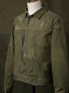 HDK(海觉）REMAKE 古董驮袋军布大战506XX 短宽落肩OS版型