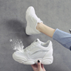 The increase in Little Bear gym shoes 2019 Spring and summer new pattern Diddy The thickness of the bottom Net surface leisure time White shoes