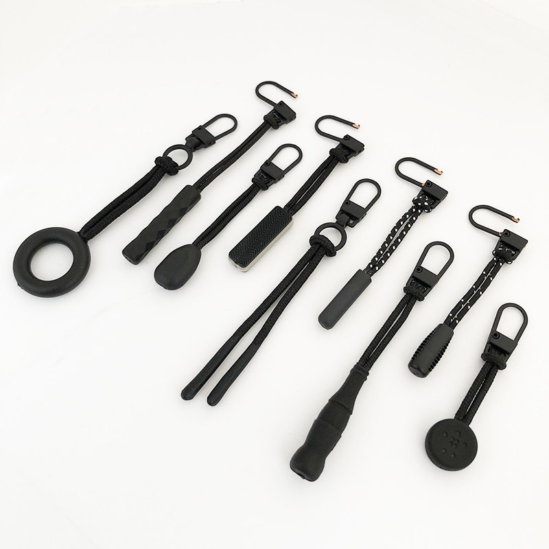 可拆拉链头拉片洗衣袋拉手马丁鞋子女装皮靴拉锁羽绒服拉柄穿小孔