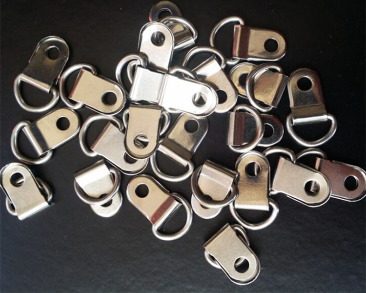 763金色银色小半圆吊环吊挂 照片墙相框挂钩 十字绣裱框材料 1斤