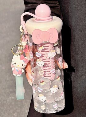 吸管水杯女生高颜值2026新款夏季耐高温大容量学生小巧便携随手杯