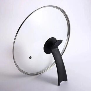 四方形锅盖30cm*30cm钢化玻璃盖家用电热锅电火锅煎锅不锈钢盖子