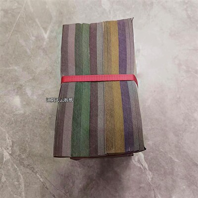 1215厘米五彩镭射纸莲花折纸狗头金彩莲花金银锡箔纸一捆500张