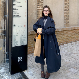 现货!90绒!中长款加厚保暖风衣羽绒服女外套2C325-593P285K438