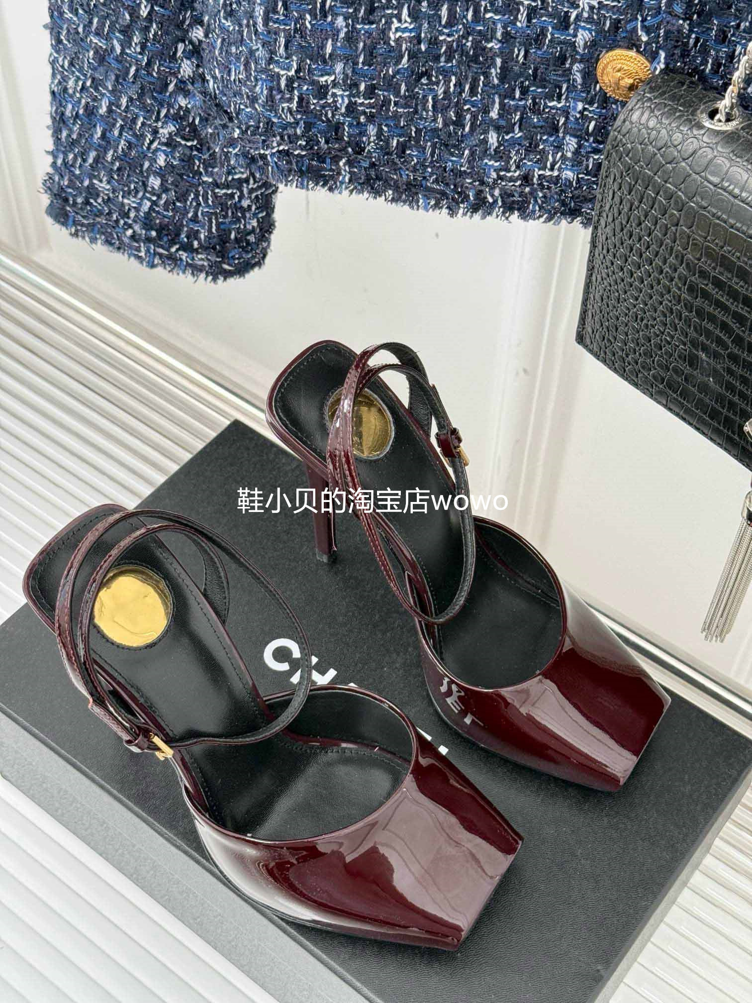 QUEEN OF AURA HIGH HEELS WOMENS PUMPS TOE STILETTO SANDALS 2025 NEW SEXY SQUARE TOE MARY JANE SINGLE SHOES