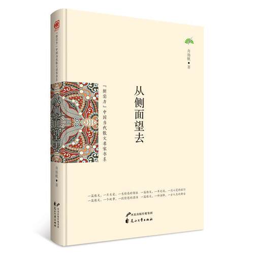 正版包邮  中国当代散文名家书系：从侧面望去 9787551128216 舟扬帆 著 花山文艺出版社