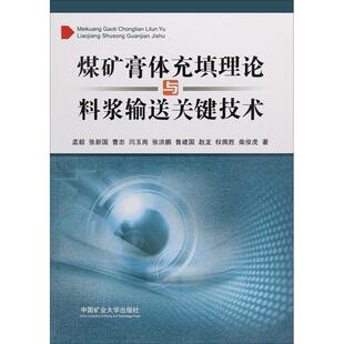 tia 煤矿膏体充填理论与料浆输送关键技术 等 孟毅 正版 mei chong 9787564637262 专著 gao kuang 社 中国矿业大学出版 著 包邮
