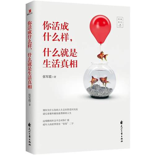 正版包邮  你活成什么样.什么就是生活真想 9787551139458 花山文艺出版社 张军霞