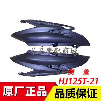 适用豪爵USR125/HJ125T-21踏板摩托车侧盖侧大板 护板 边盖尾罩