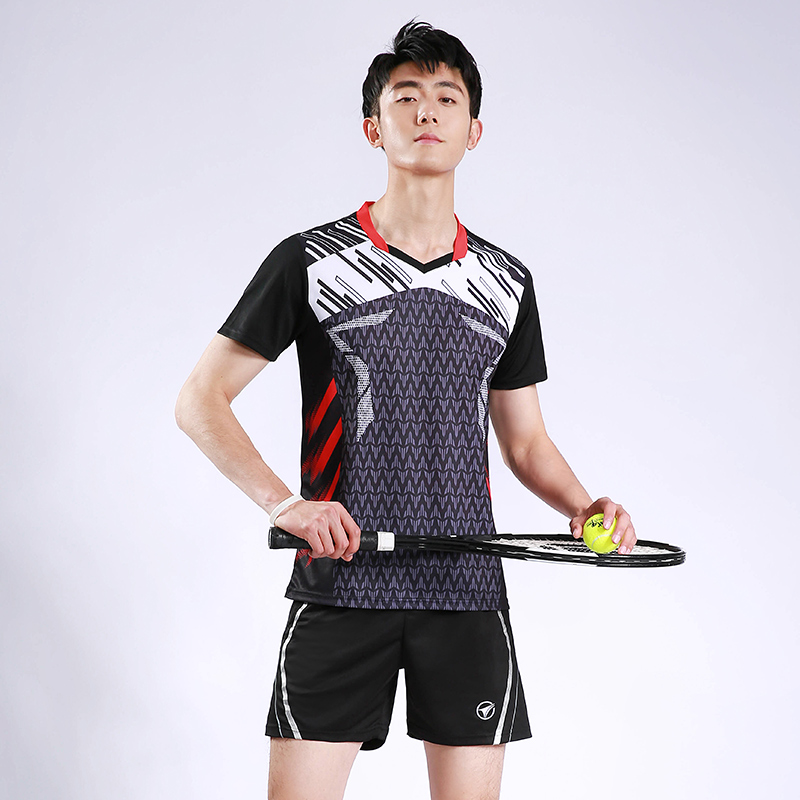 new pattern badminton suit men and women Short sleeved Athletic Wear Sweat ventilation Quick drying Table Tennis Group purchase Game servicein the Sports/Yoga/Fitness/Fans supplies , Badminton , Badminton clothing  category - from Buy2taobao.com to provide professional Taobao agent buy service