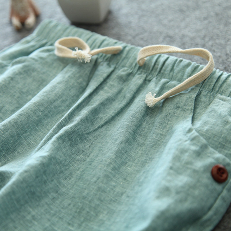 Pantalon garcon LLGO en lin - Ref 2055292 Image 3