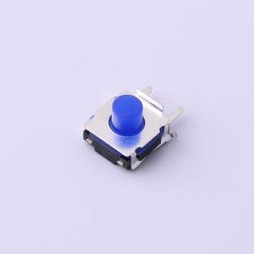GT-TC127D-H052-L5 轻触开关 侧插防水轻触开关 硅胶蓝钮 320gf S