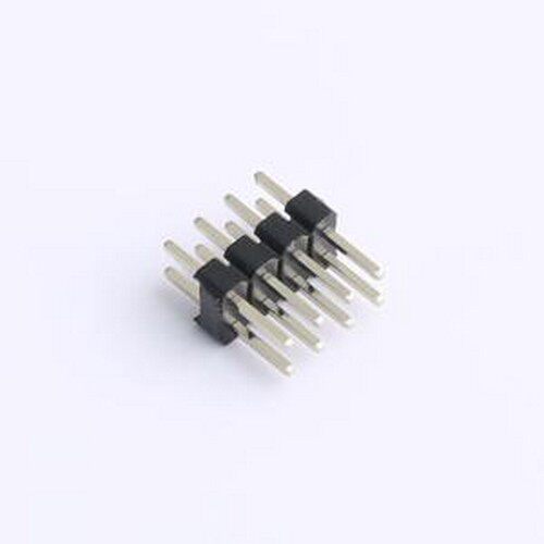 DS1025-05-2x4P8BV1-B 排针 2x4P 间距:2mm 直插 插件,P=2mm原装