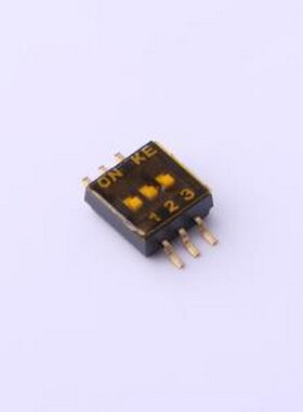 DSHP03TSGER 拨码开关 3位 1.27mm脚距SMD KE拨码开关 拨动开关 S