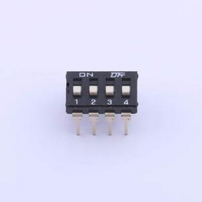 KH-10027A-HL2.54-4P 拨码开关 KH-10027A-HL2.54-4P 插件