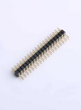 XDZ254C-2-19-Z-3.0-G1 排针 2x19P 间距:2.54mm 圆针 直插 插件,