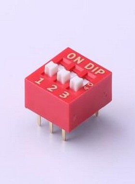 NDS-03V 拨码开关 3位插件拨码 插件