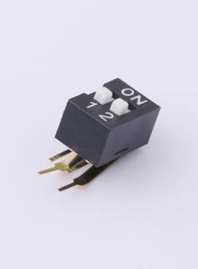 YDB02HG1 拨码开关 2位弯脚90度直插红色拨码开关 -