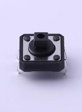 TS-1094T-B2D1 轻触开关 轻触开关12*12*7.3mm方头插件四脚DIP黑