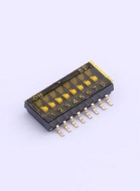 DSHP08TSGET 拨码开关 1.27mm 8位贴片拨码开关(S脚) SMD-16P,5.4