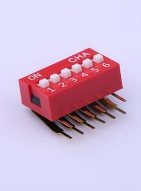 DA-06 拨码开关 DA-06 红色 插件