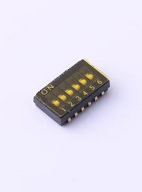 THS106J 拨码开关 THS106J SMD-12P,5.4x9.2mm
