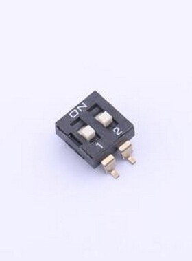 KH-10027B-SMT2.54-2P 拨码开关 KH-10027B-SMT2.54-2P SMD-4P,6x