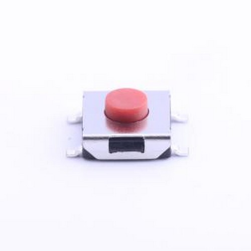 K2-1157SP-C4SB-01 轻触开关 红色按柄开关 6.4mm*6.0mm*3.1 SMD