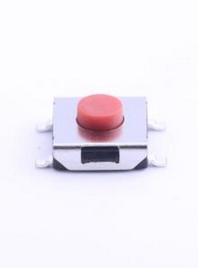 K2-1157SP-C4SB-01 轻触开关 红色按柄开关 6.4mm*6.0mm*3.1 SMD
