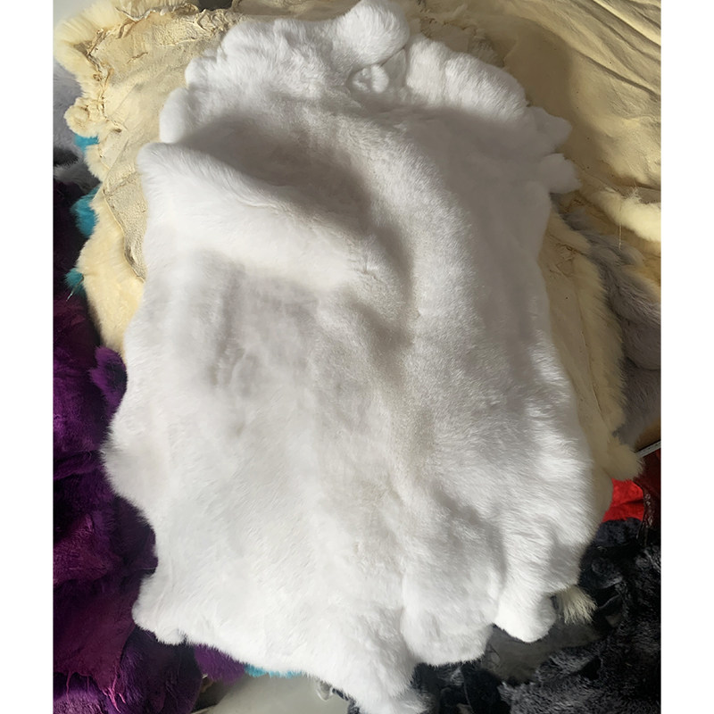 包邮处理獭兔皮整张毛皮原料护膝真毛坐垫拍摄背景DIY手机壳獭兔