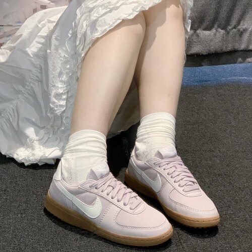 Nike Field General 舒适百搭 低帮 板鞋 女款 粉色FZ5593-004