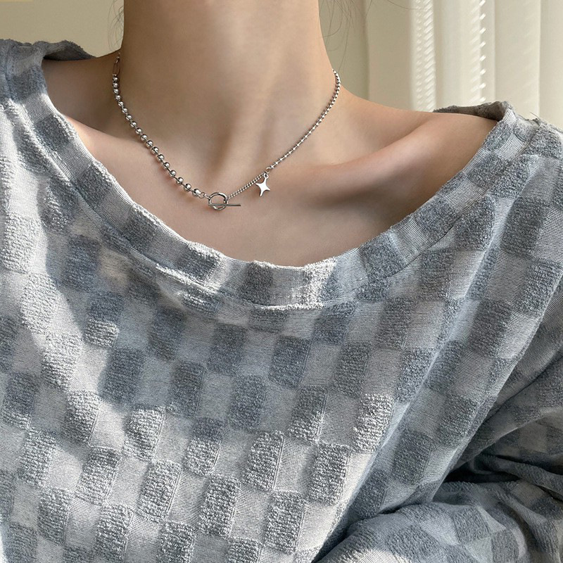 2025年新款潮圆珠锁骨链个性